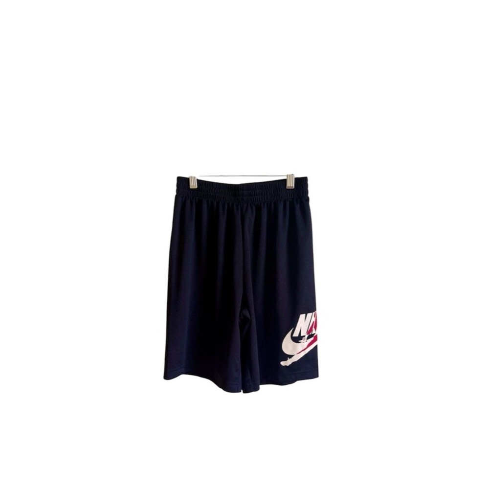 Jordan Kids Black Basketball Shorts Jumpman Boys Sz L (12-13)